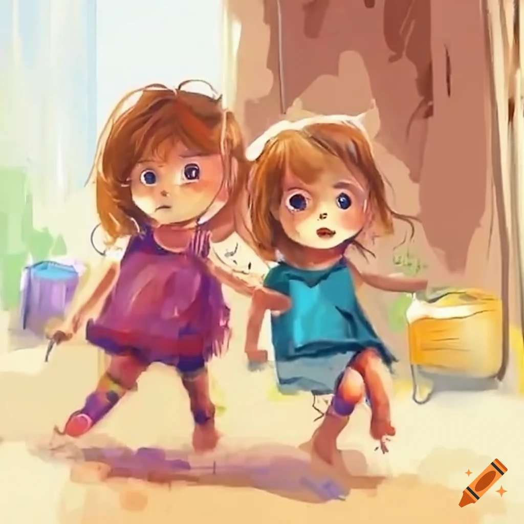 Kids playing in the yard