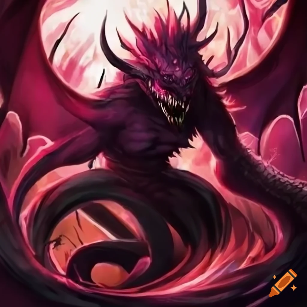 Monster creature representing a vengeful yokai spirit