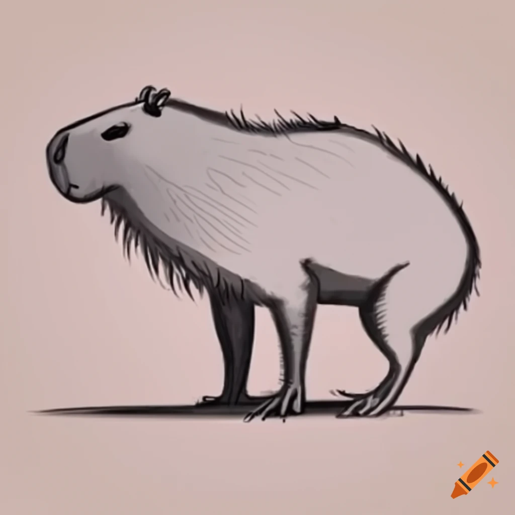 Cartoon capybara similar to pudgy penguins