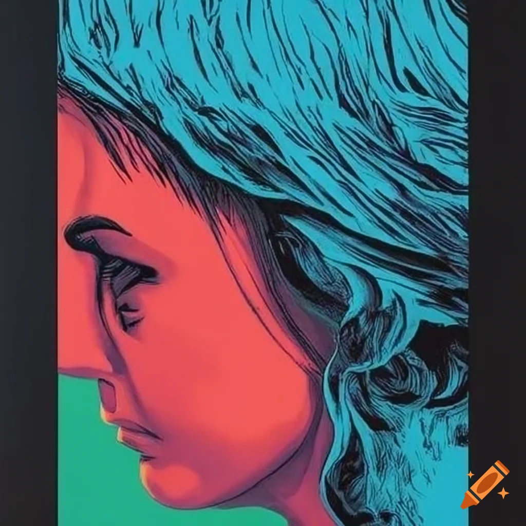 LSD graphic novel Zatoichi vintage travel poster