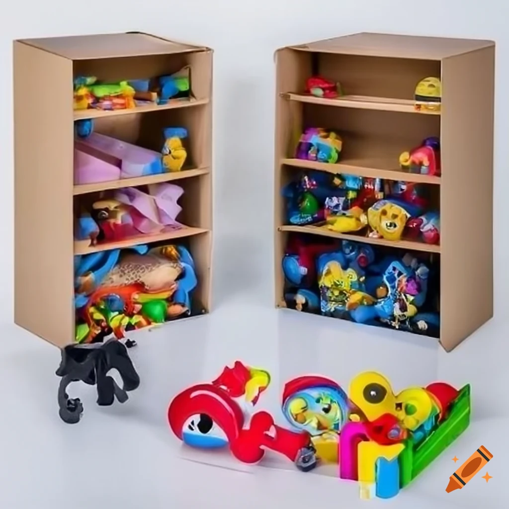 Two tidy boxes of toys