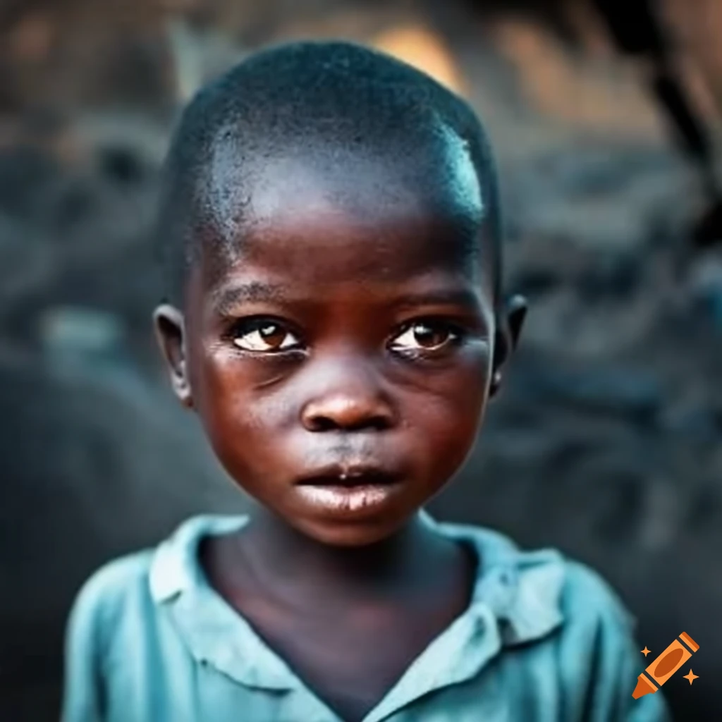 Enfant working in a mine in Africa