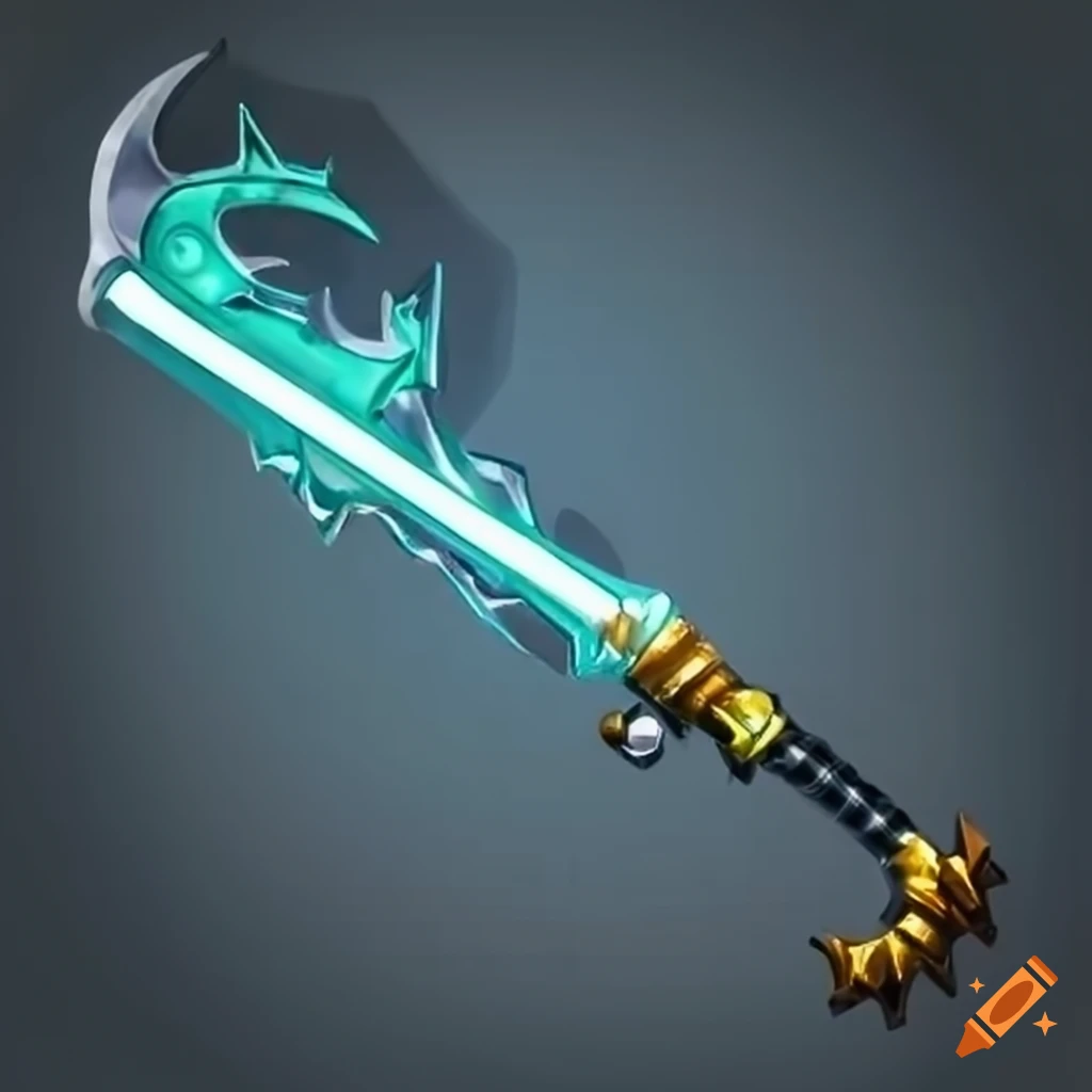 Diamond lightsaber keyblade on Craiyon