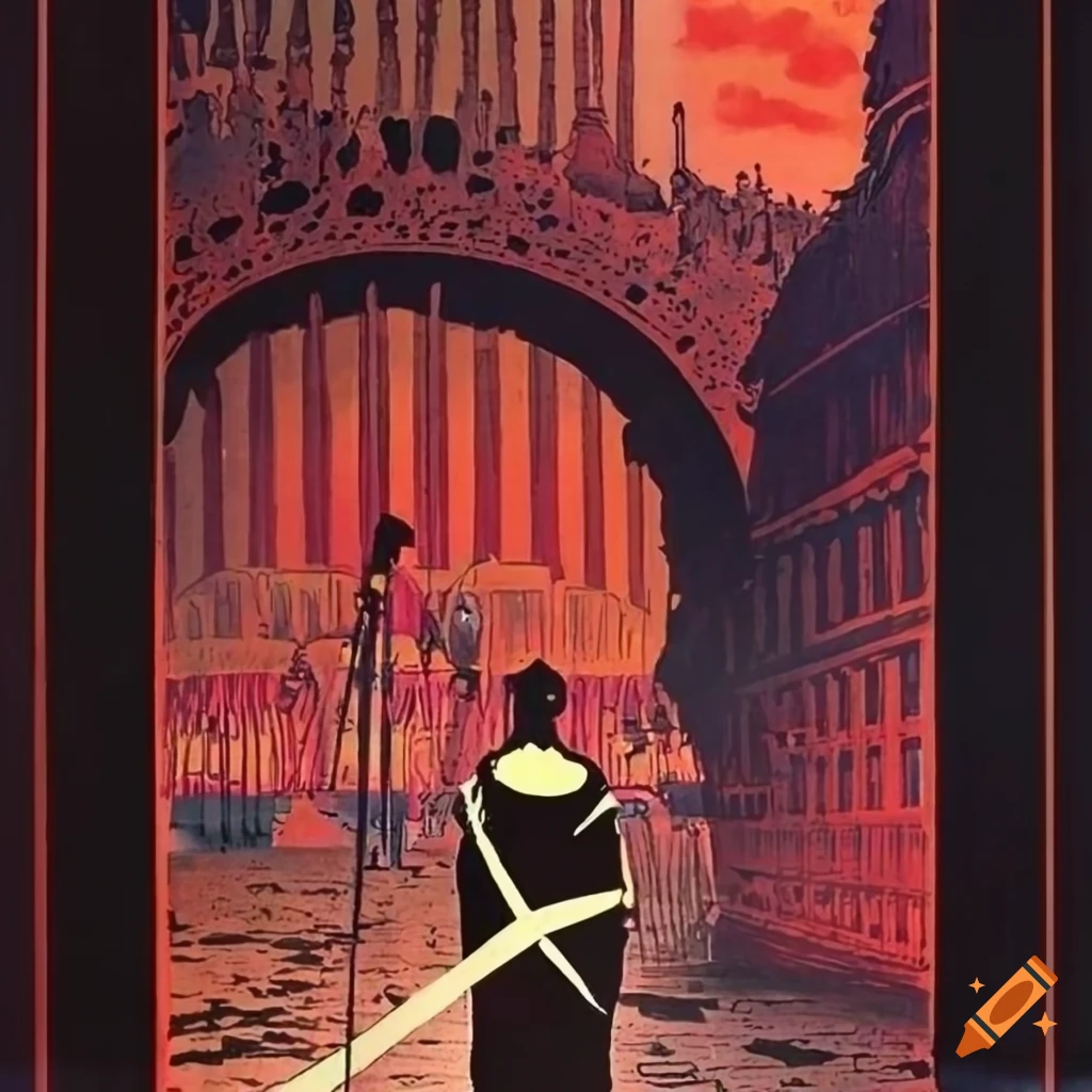 Psilocin Masterful Zatoichi vintage travel poster
