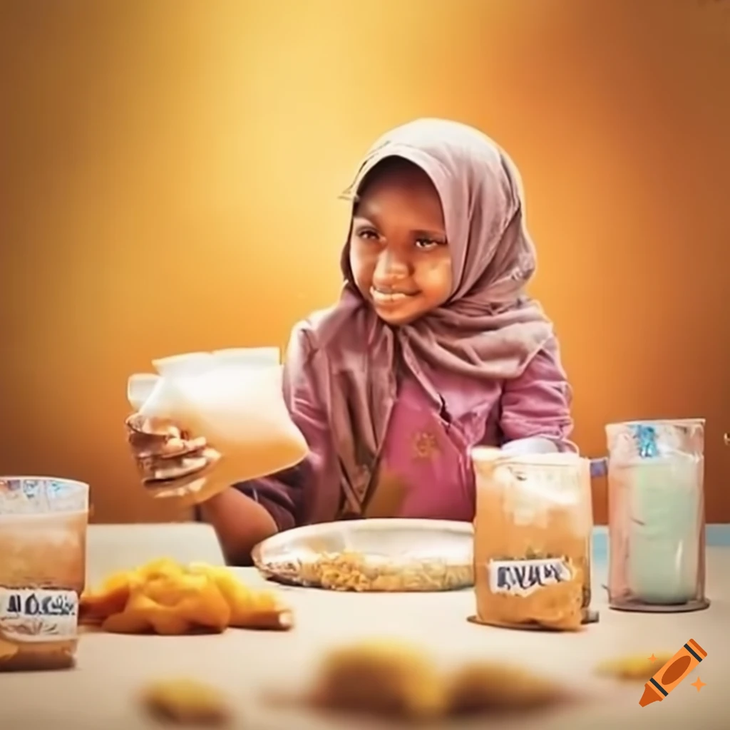 Diverse group distributing meals in a humanitarian effort