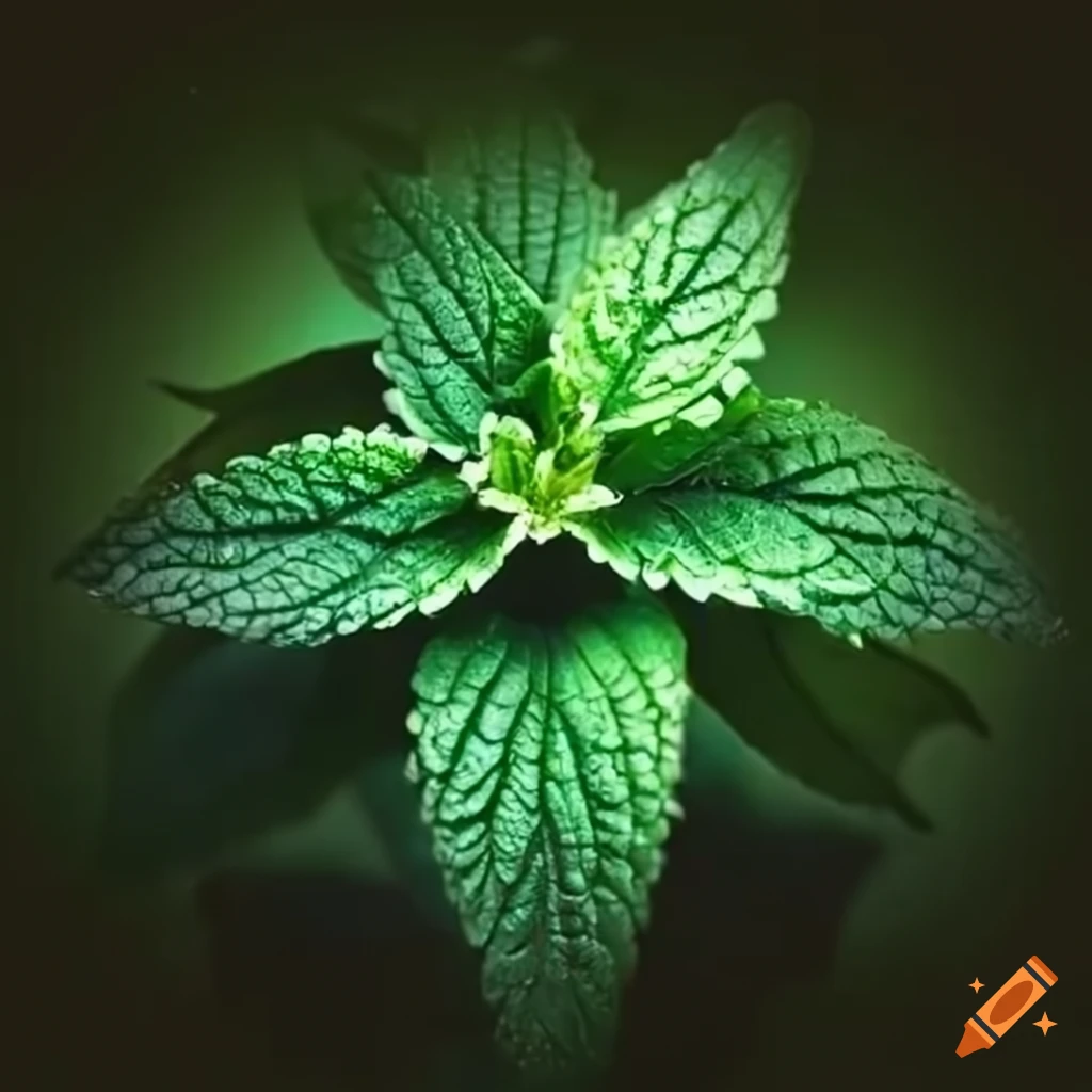 Peppermint plant in ultra high quality