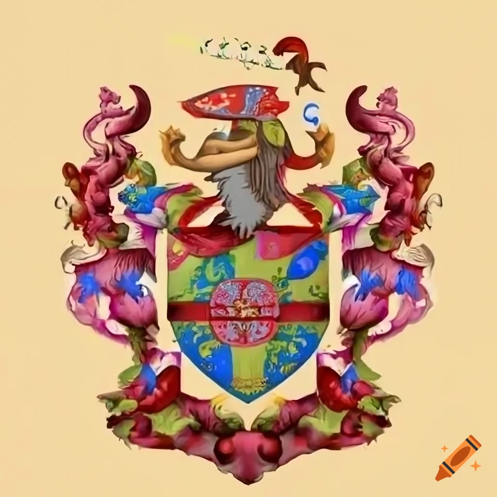 Coat of arms depicting hidden strength