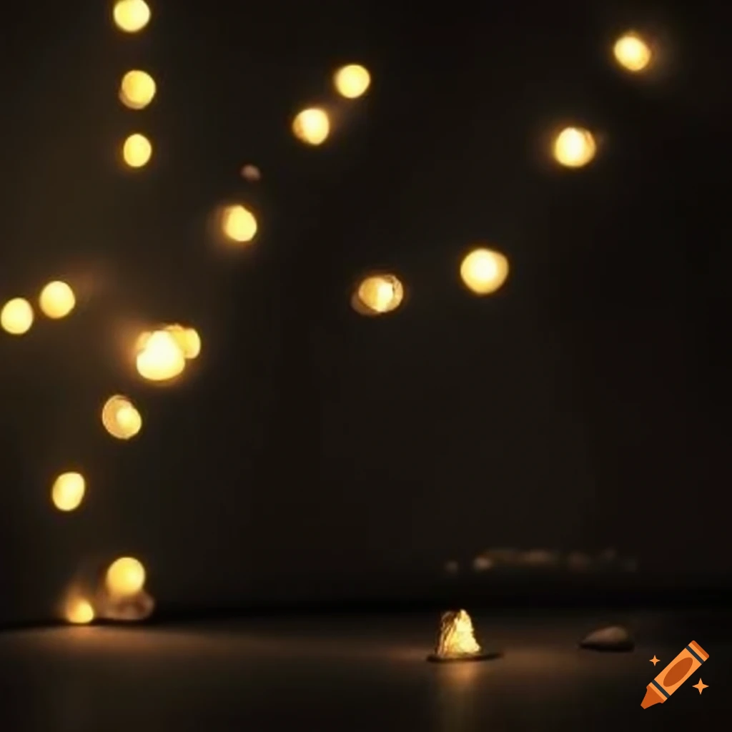 Dark night fairy lights