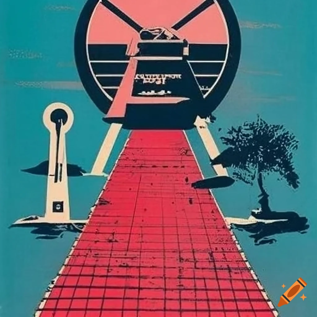 Radical agitprop magazine page with bold text and graphic images