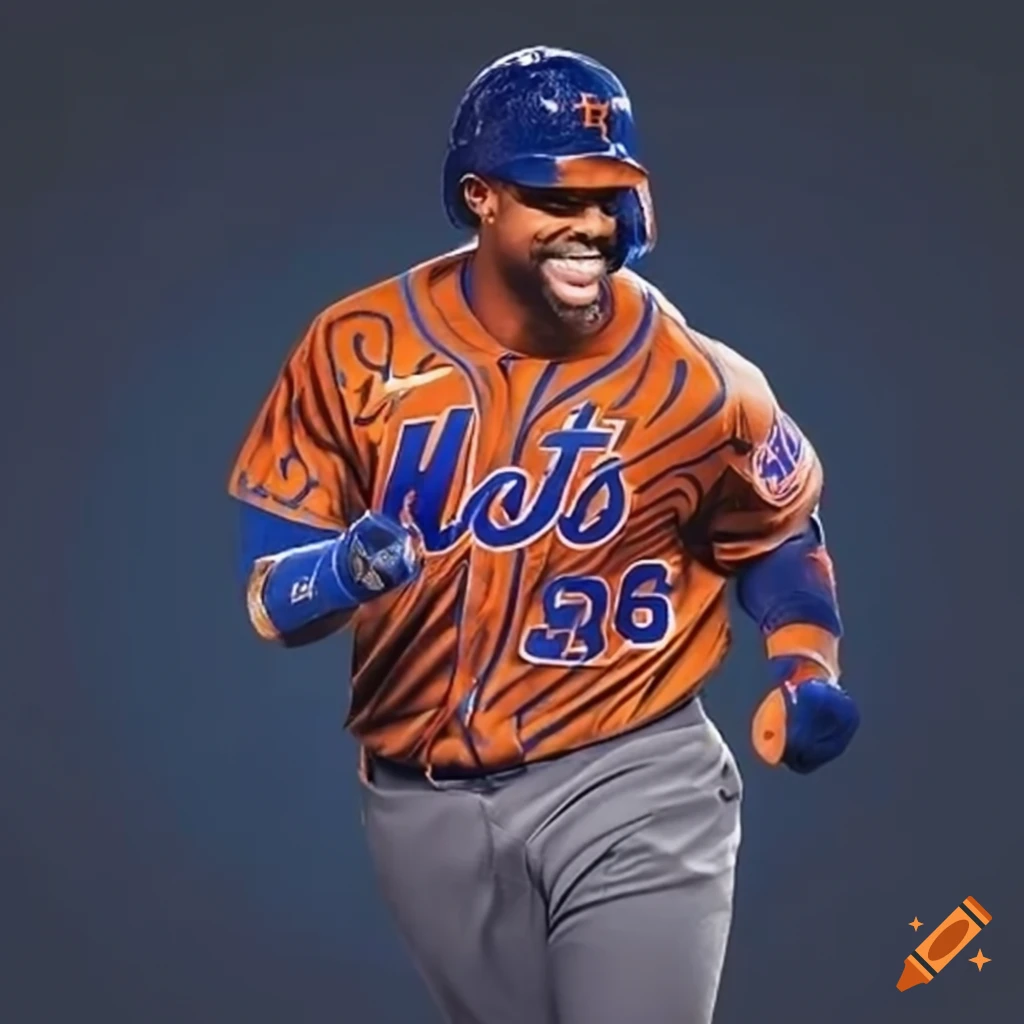 Mets city connect jersey on Craiyon