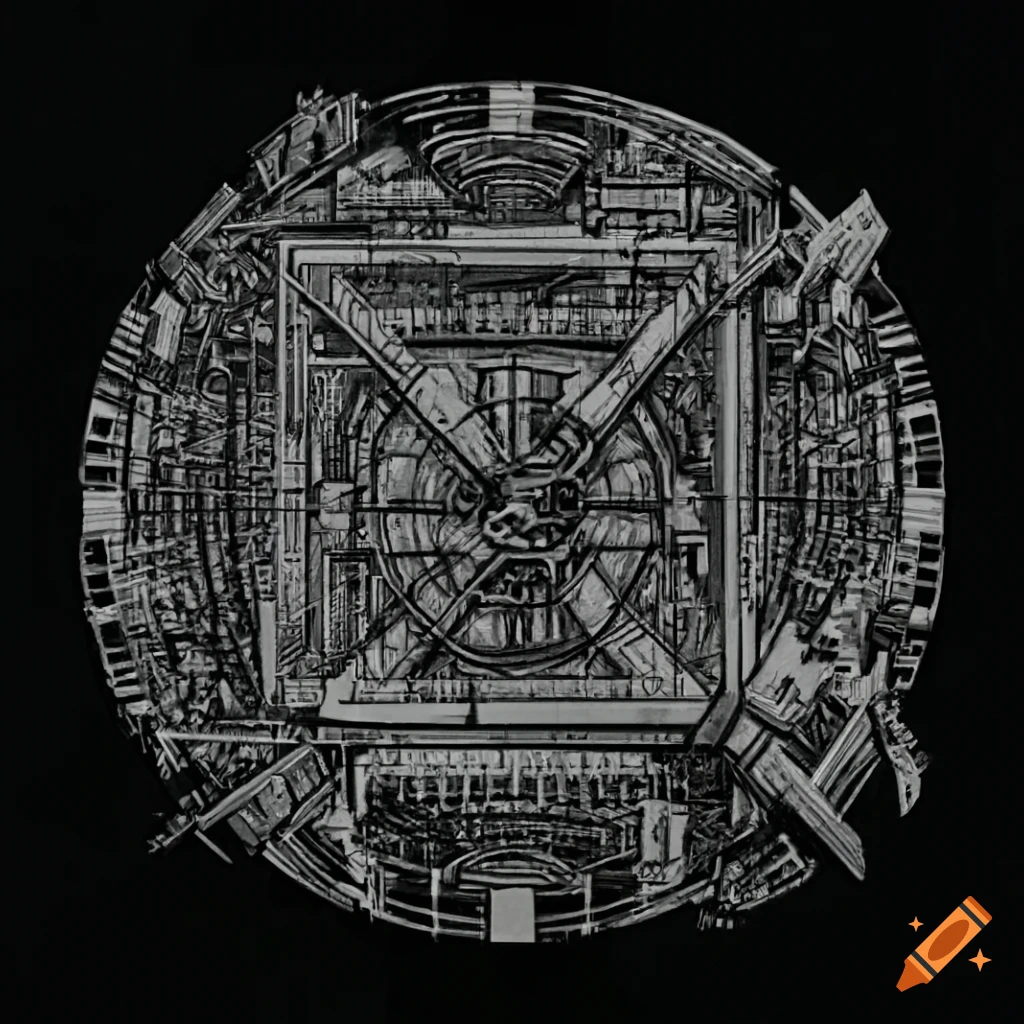 Illustration for an experimental electronic music audio mix in the idm