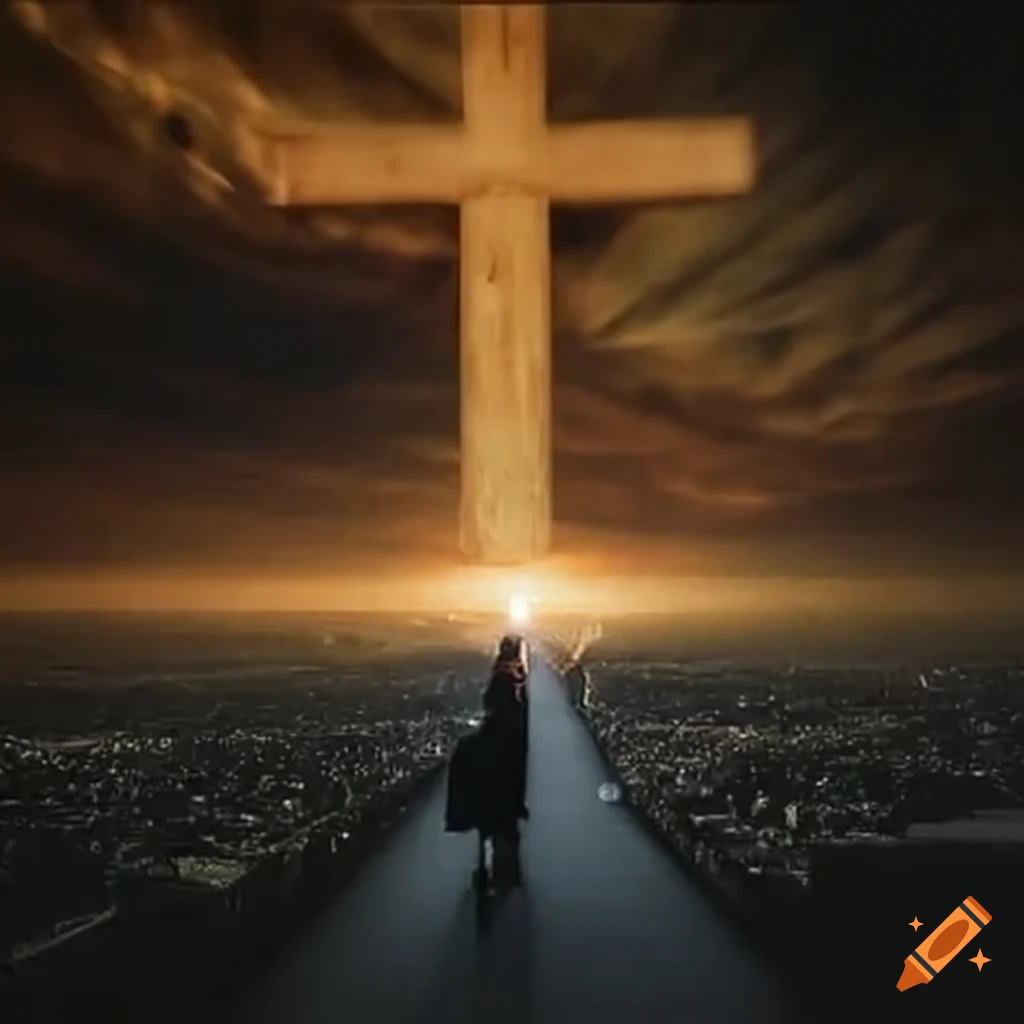 Stephen Hawking guided to heaven by Jesus Christ