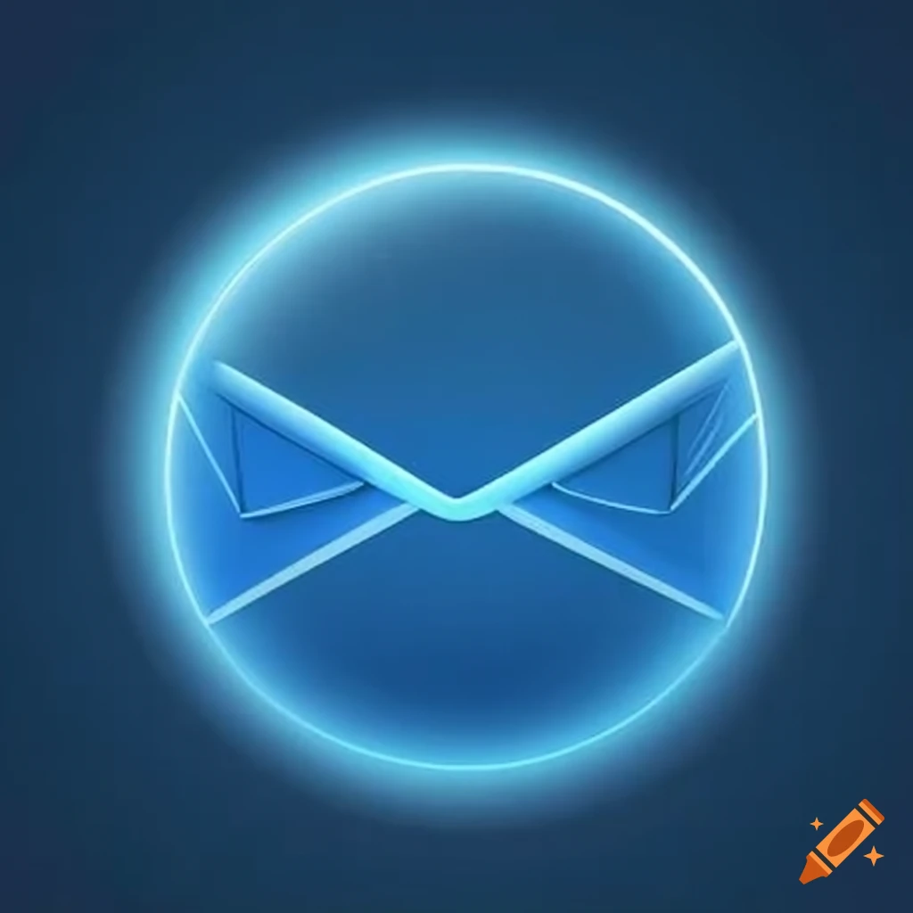 Mail system icon sending mail from a factory to multiple recipients