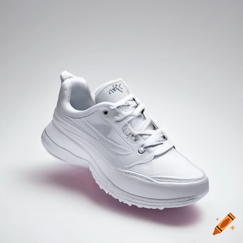 White sport shoes
