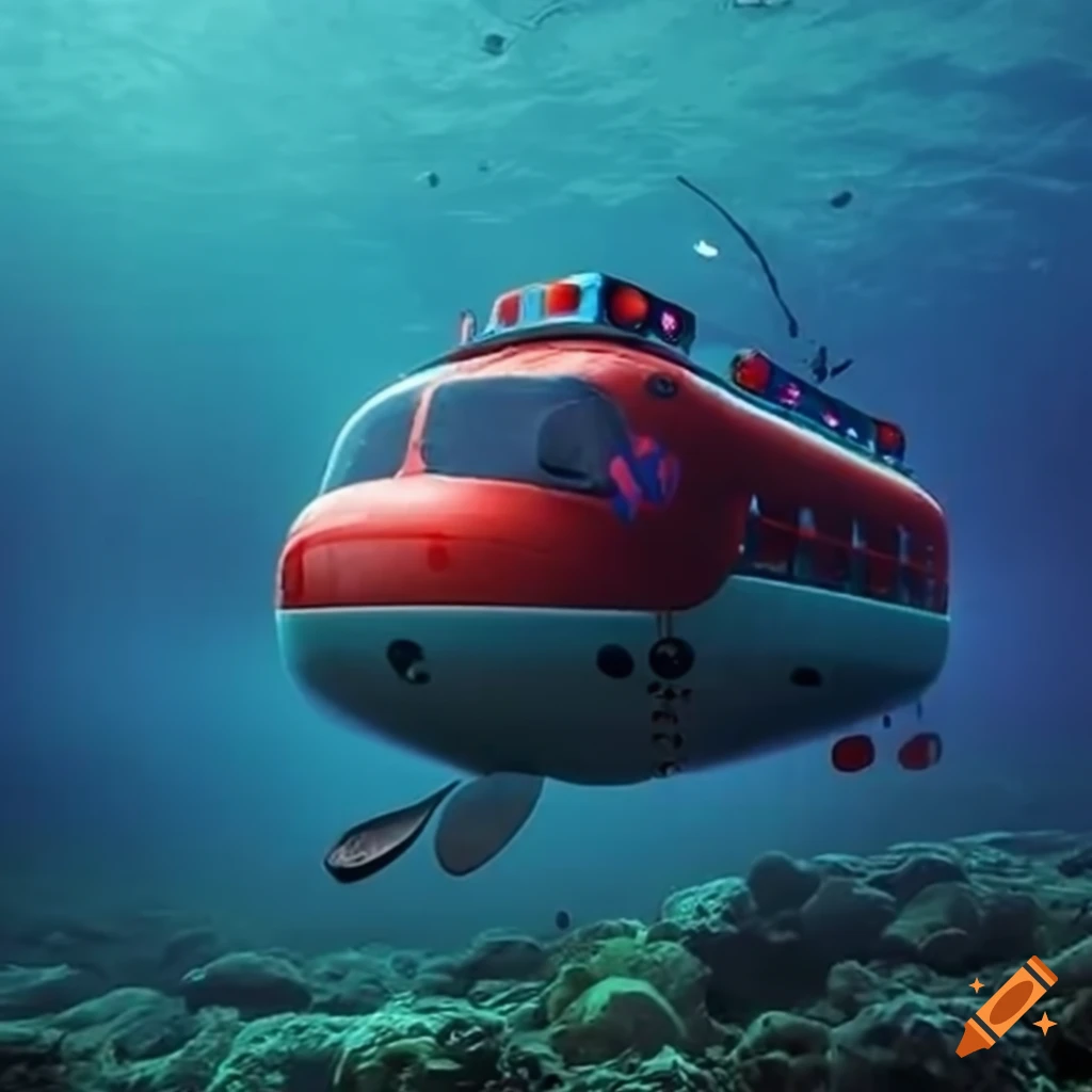 Submarine ambulance designed for smooth underwater movement