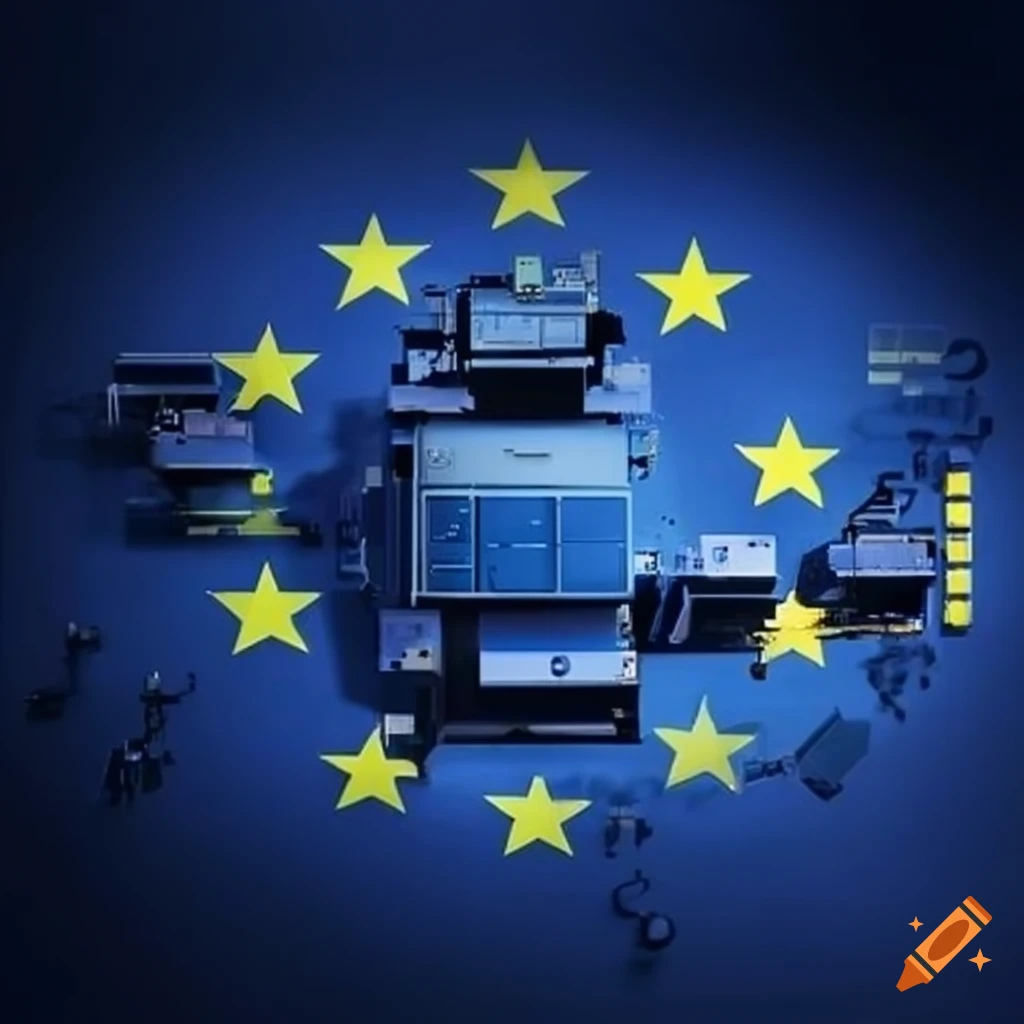 Imposing eu legislation on industrial control systems on Craiyon