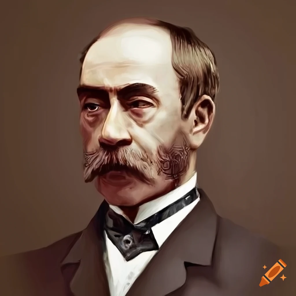 Portrait of a political figure from the 1890s on Craiyon
