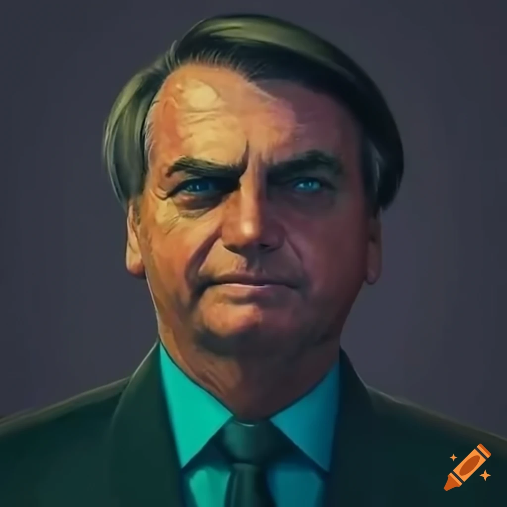 Cinematic art featuring jair bolsonaro on Craiyon