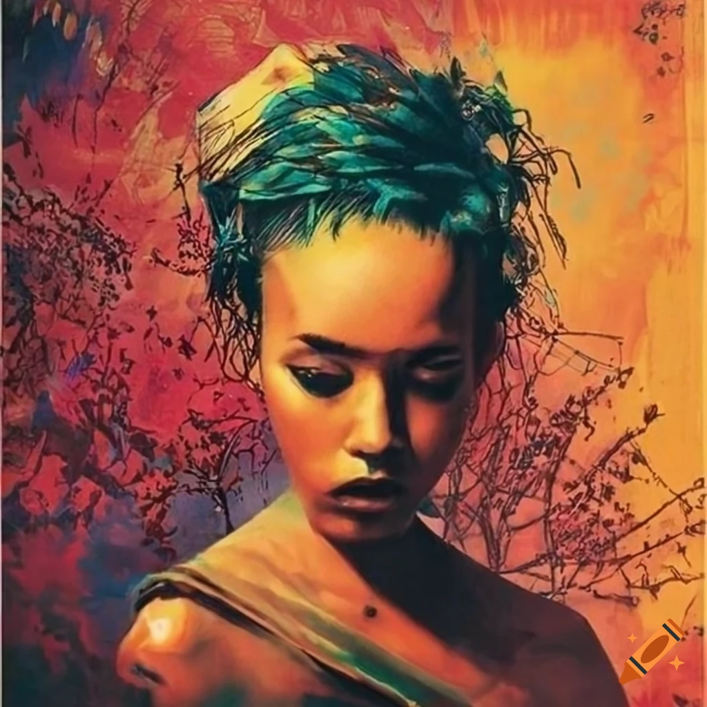 Vintage mescaline zatoichi wrapped canvas art on Craiyon