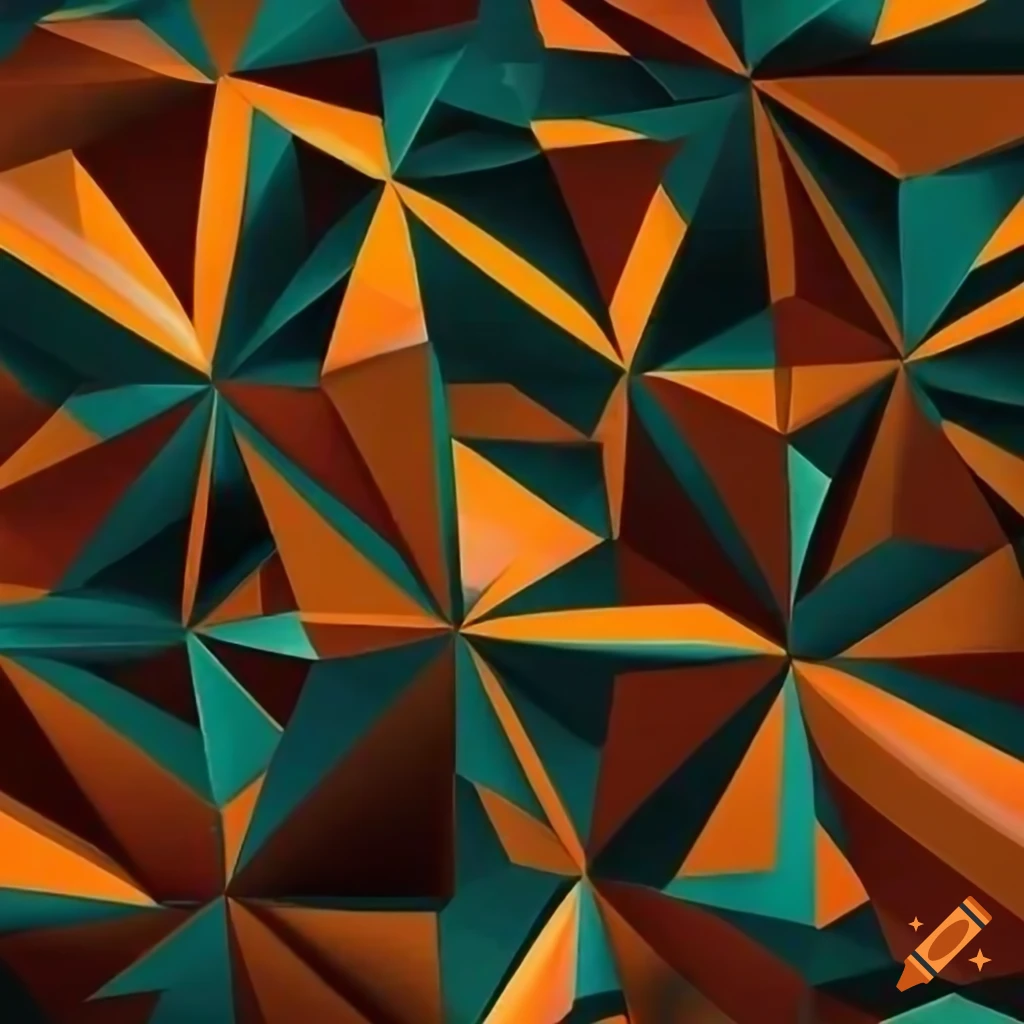 Bold and fierce geometric pattern design for iphone
