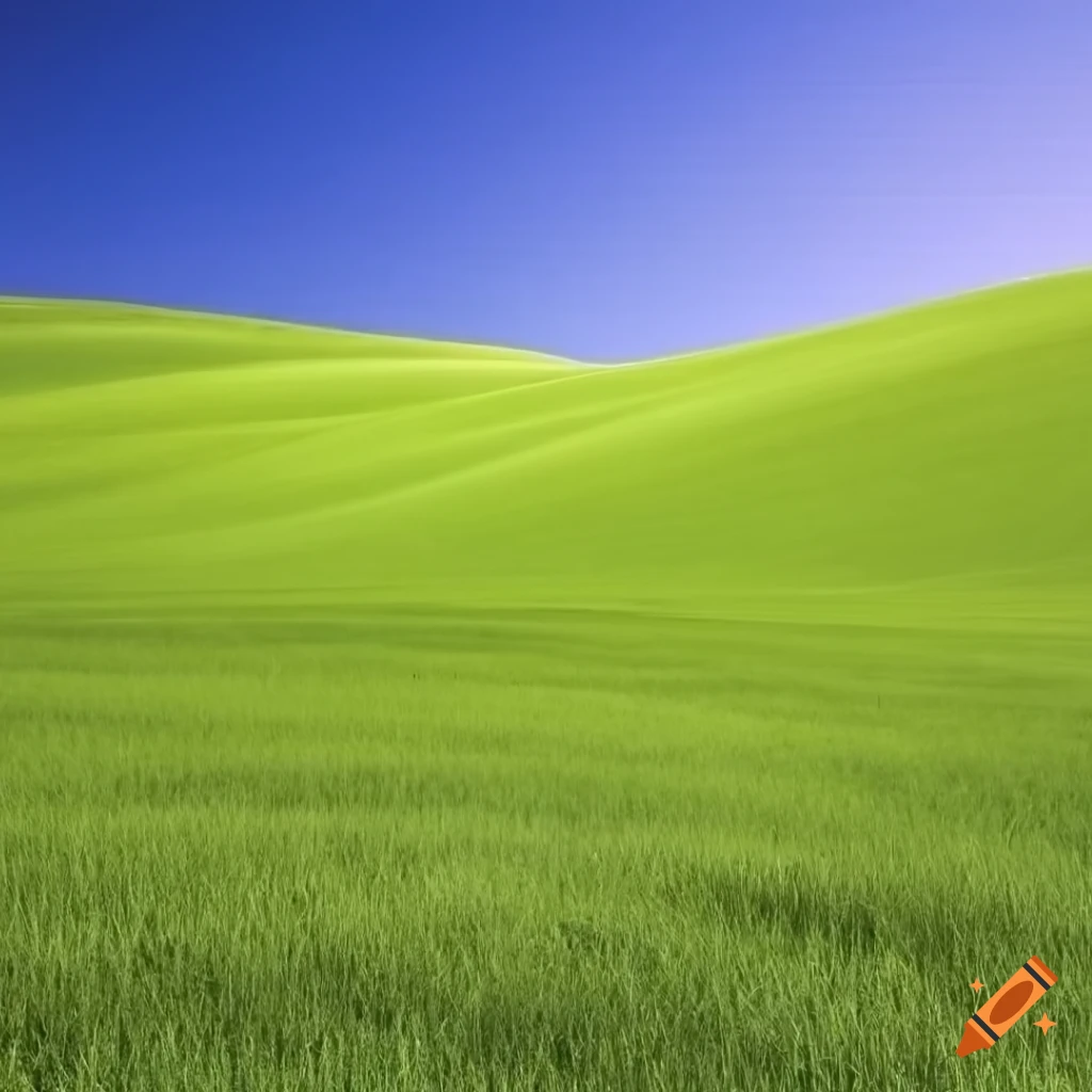 Rolling hills covered with grass on Craiyon