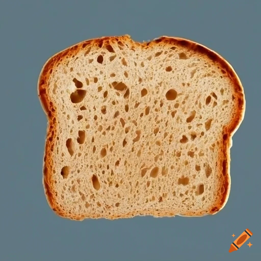 Bread slice texture