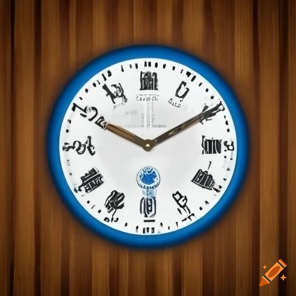 Clock on Craiyon