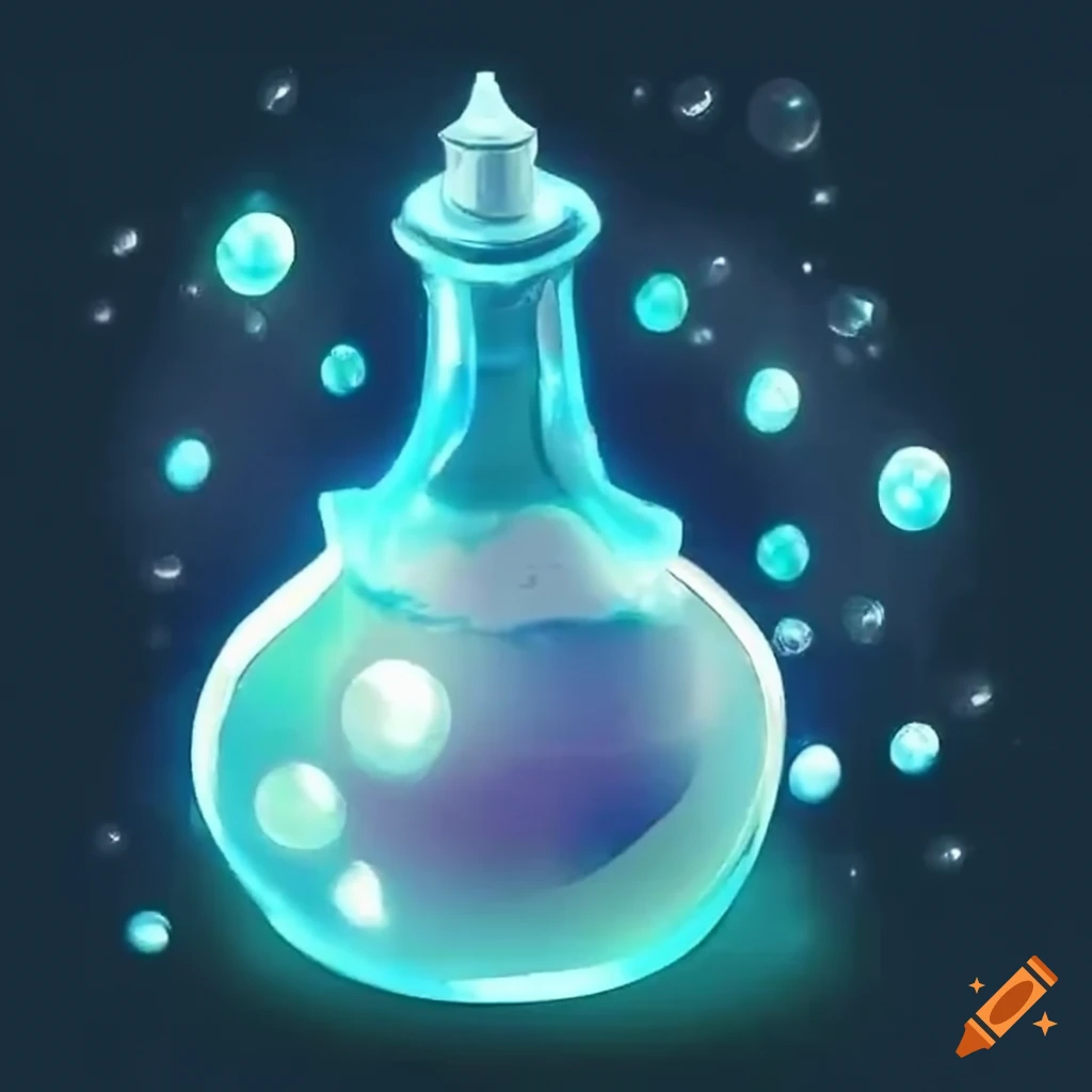 Potion of Waterbreathing - A clear elixir with light bubbles