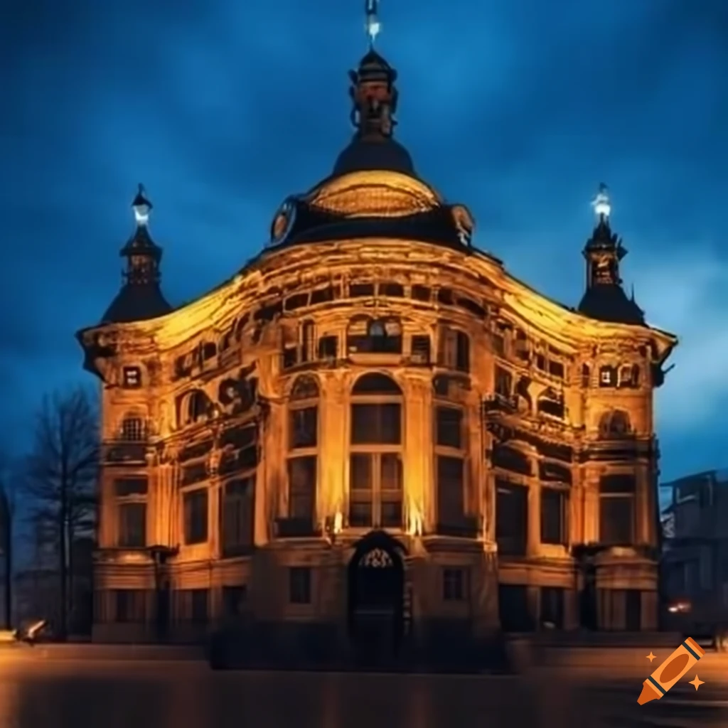 Vuzivska library in Sumy, Ukraine in 2050