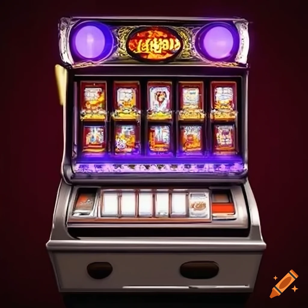 Personified slot machine character