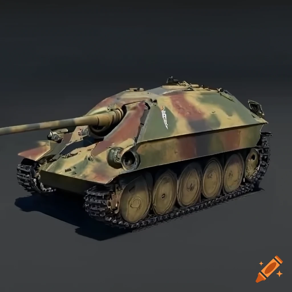 Hetzer tank in War Thunder game