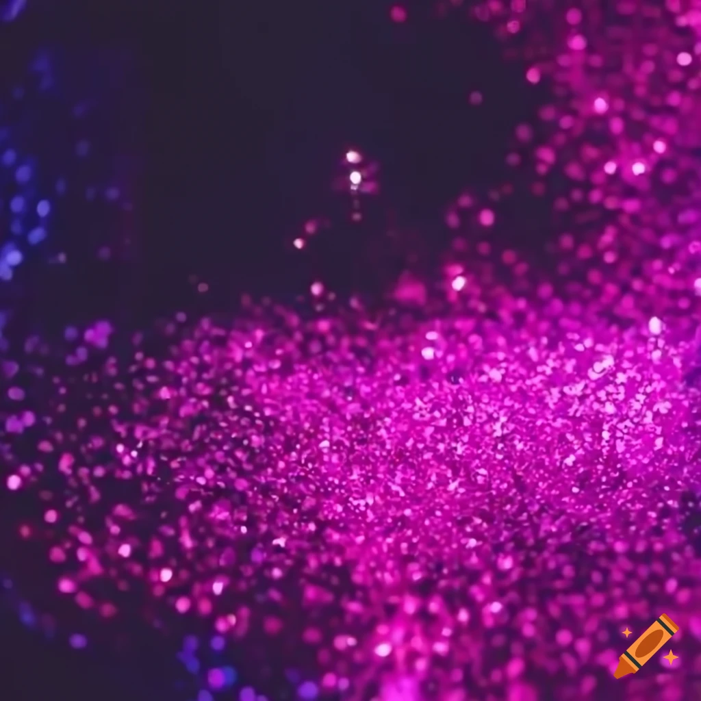 Euphoric vibes music playlist cover with pink and purple glitter