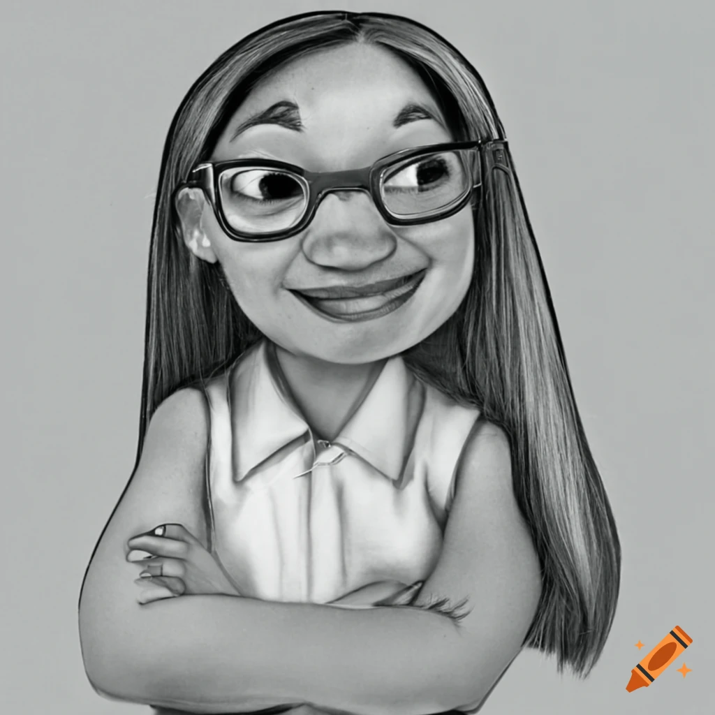 Lilo in white shirt with glasses, arms crossed