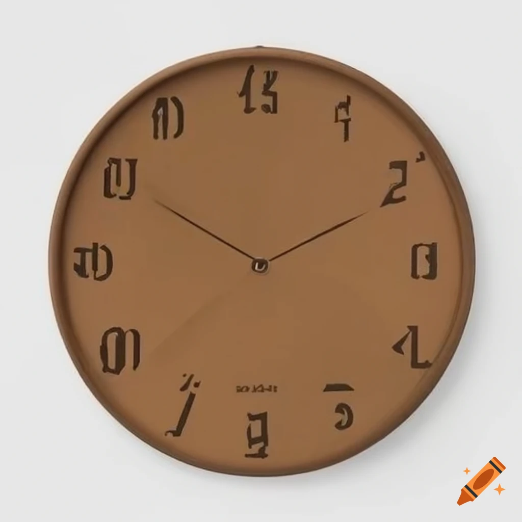 Clock on Craiyon
