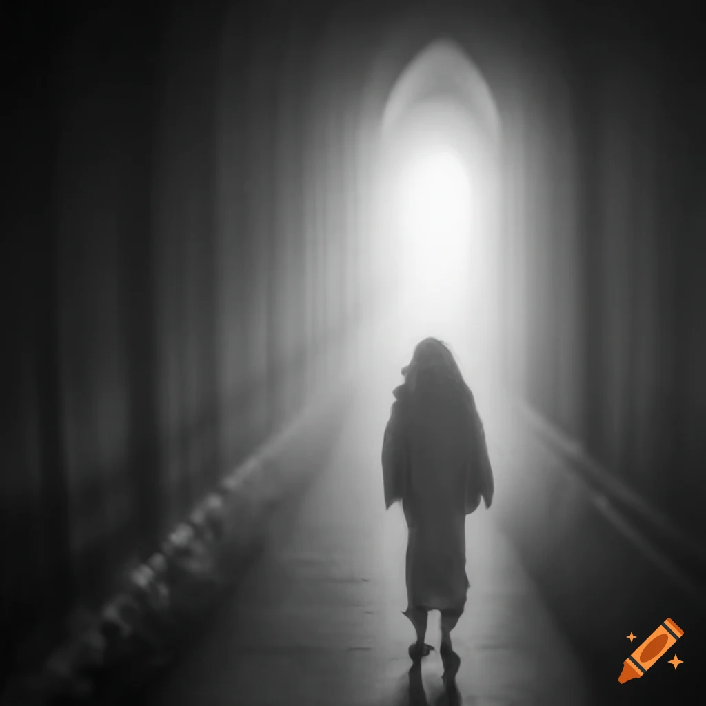 Ghostly figure