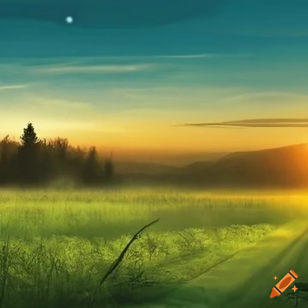 Bild mit Landschaft für eine Geschichte