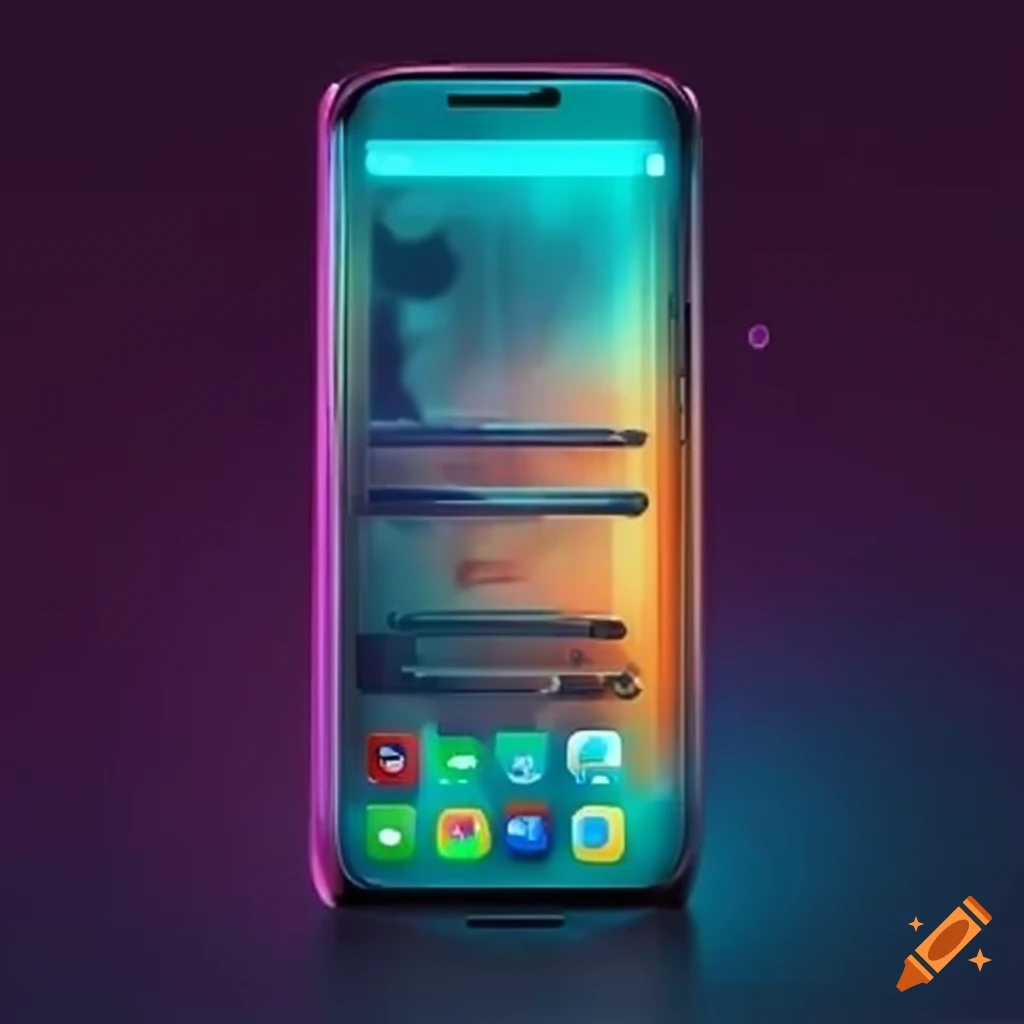 Mobile device of the future on Craiyon