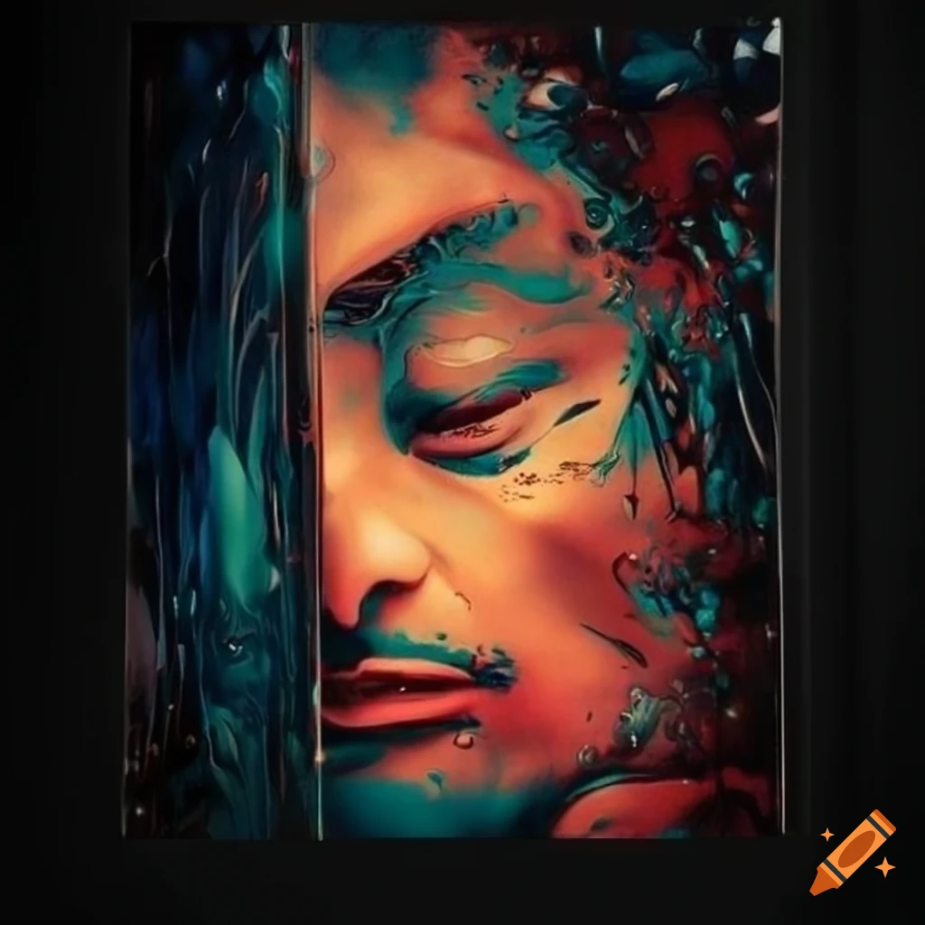 Wrapped canvas vintage Glass Zatoichi