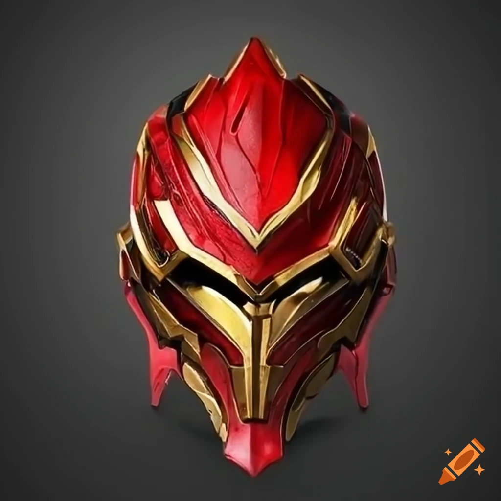 Sci-fi futuristic superhero battle helmet inspired by technology with dragon design