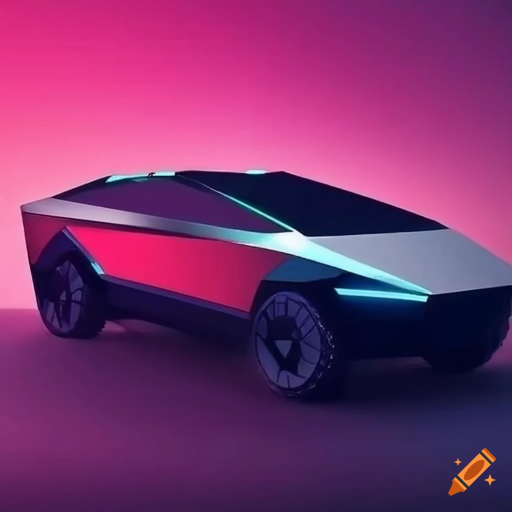 Fusion design of a Tesla Model X and Cybertruck concept