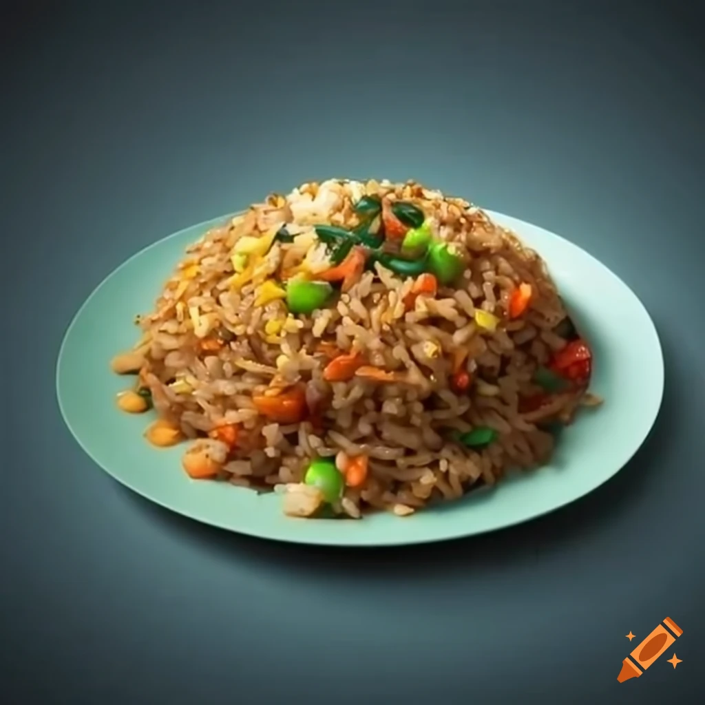 Chinese fried rice dish