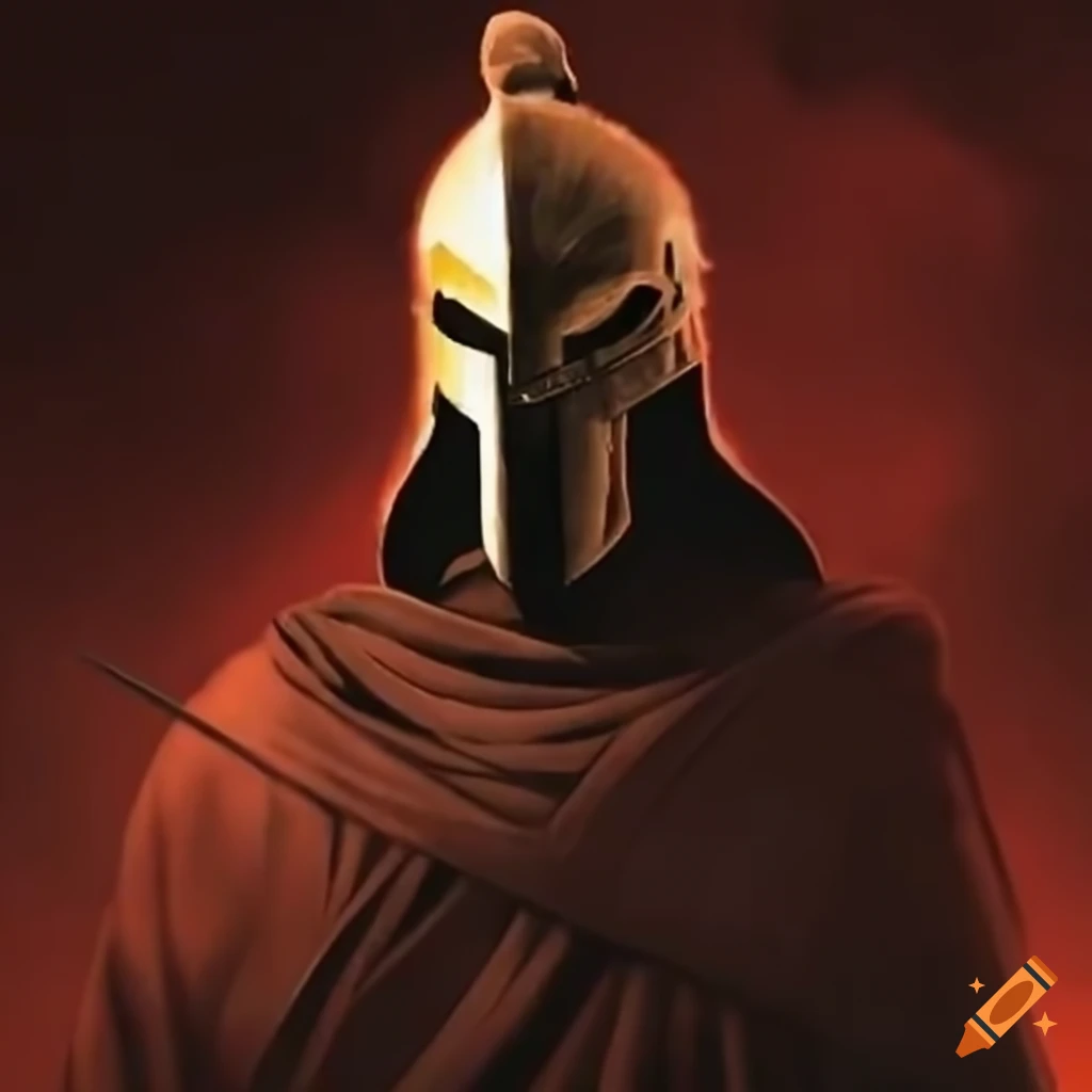 Fusion of Obi Wan Kenobi and Leonidas executing order 66 against templar knight