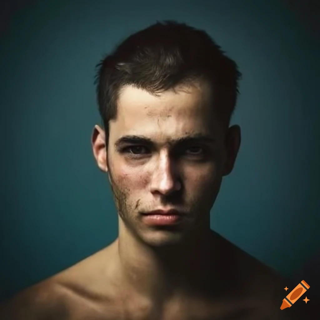 Man with stubble post-close shave