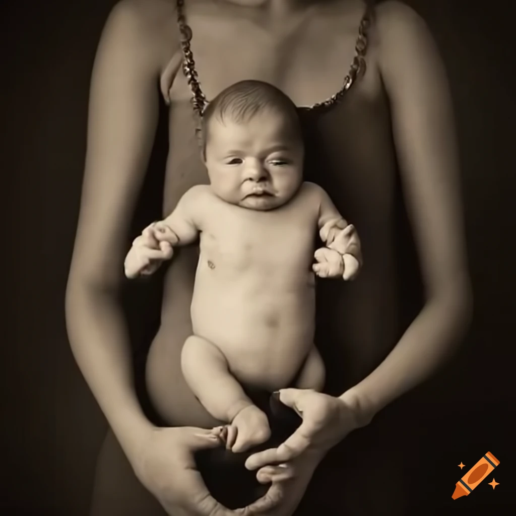 Person holding a baby