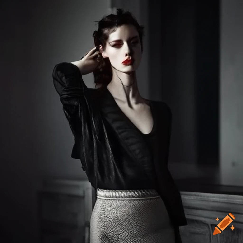 Stressed female fashion designer