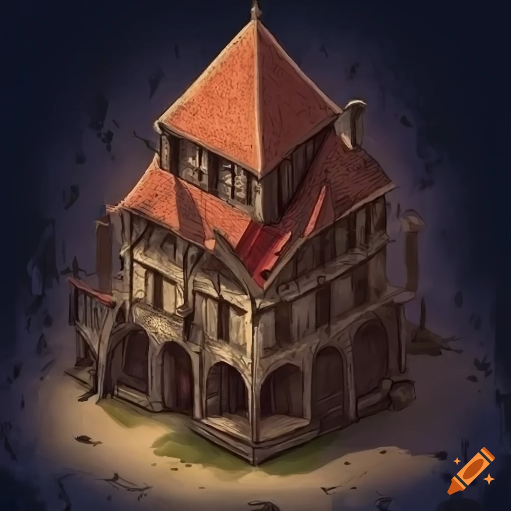 Medieval isometric auction house