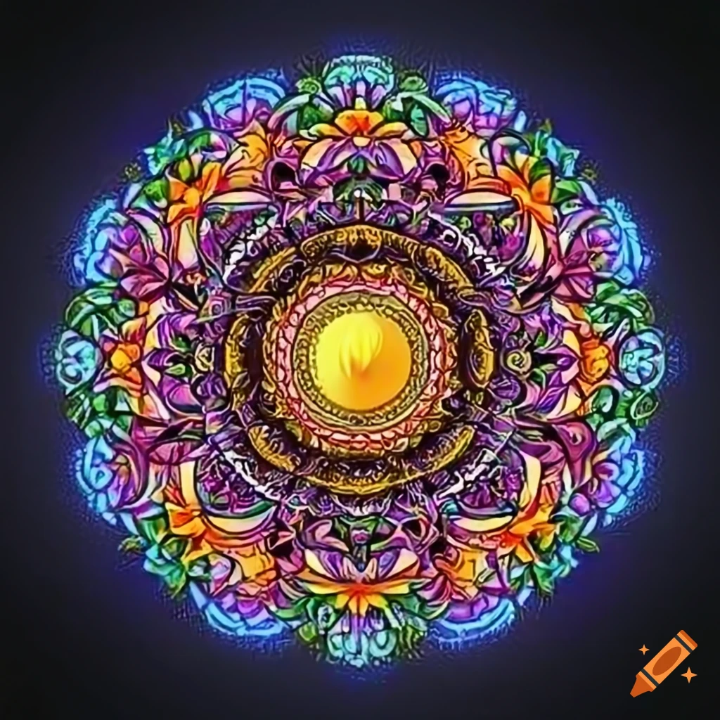 Achievement medal or trophy for installing a mandala coloring app