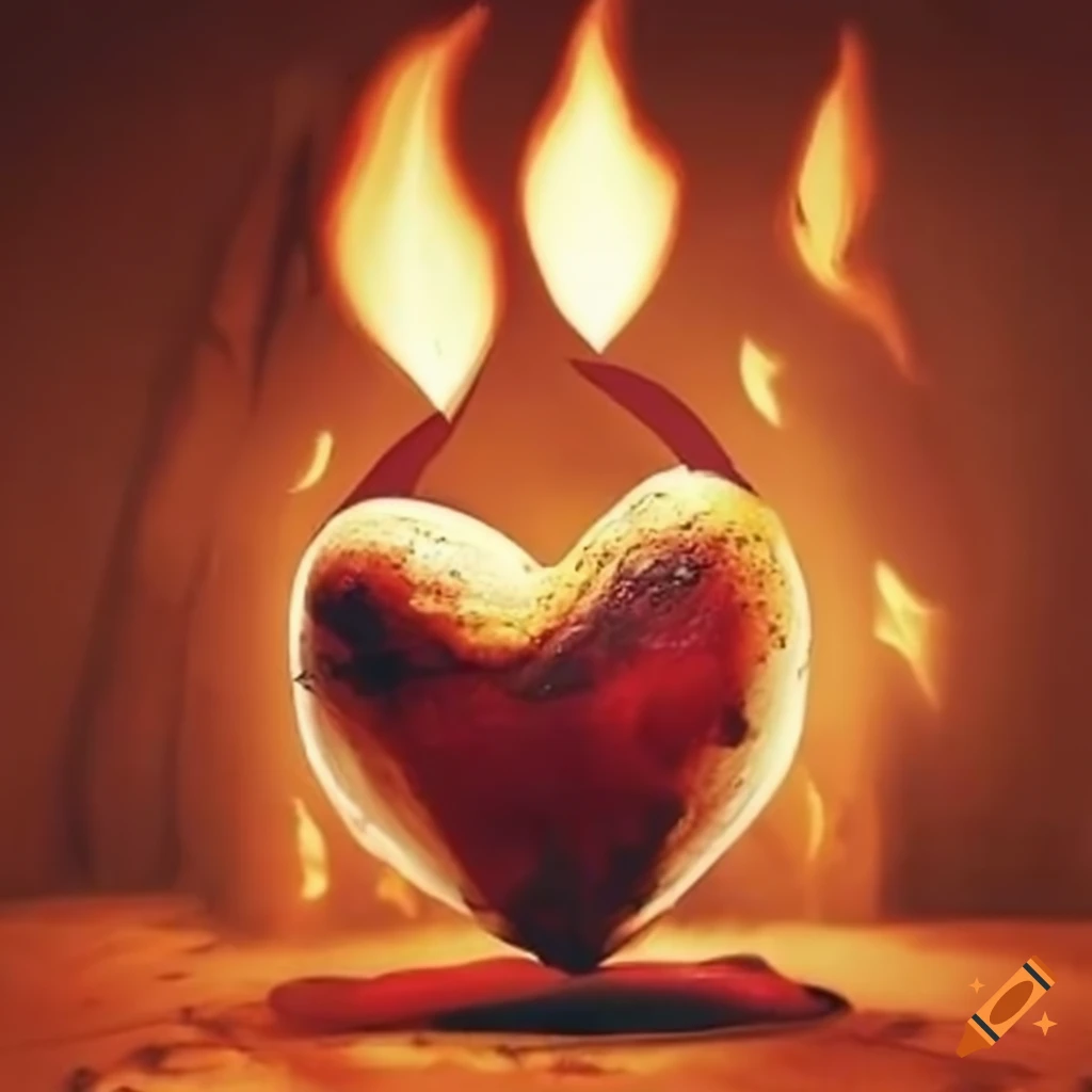 a witch's cauldron with hearts