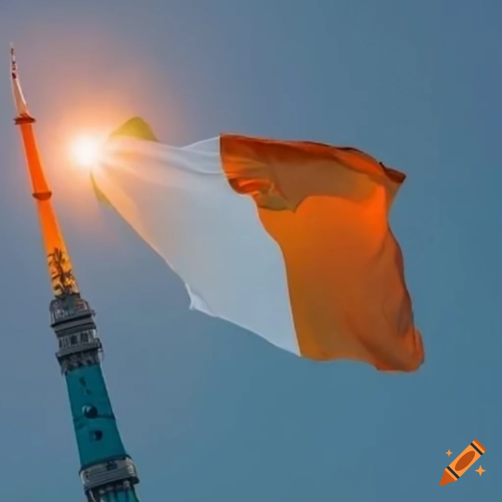 Irish flag flying in Tokyo