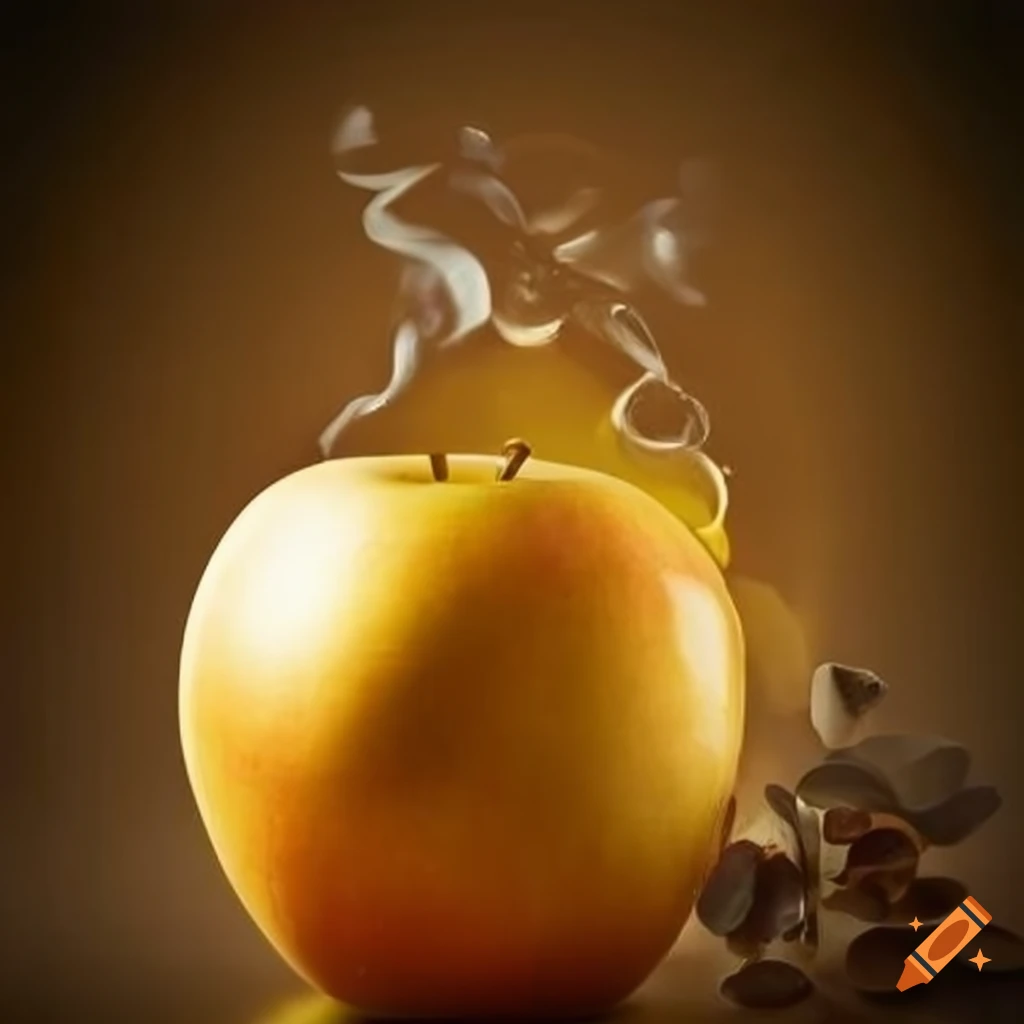 Golden apple wine on Craiyon